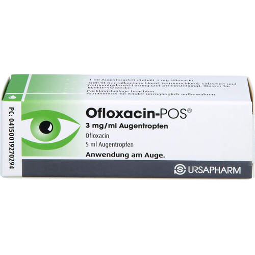 Ofloxacin-POS 3mg/ml Augentropfen, 5 ml, Ursapharm Arzneimittel GmbH