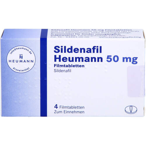Sildenafil Heumann 50mg Filmtabletten, 4 Stk., Heumann Pharma GmbH & Co. Generica KG