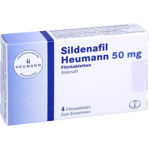 Sildenafil Heumann 50mg Filmtabletten, 4 Stk., Heumann Pharma GmbH & Co. Generica KG