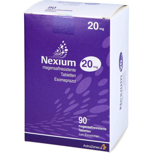 Nexium 20mg magensaftresistente Tabletten, 90 Stk., kohlpharma GmbH