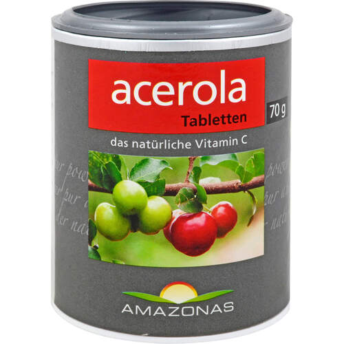 ACEROLA 100% nat&uuml;rliches Vitamin C Lutschtabletten, 120 Stk., Amazonas Naturprodukte Handels GmbH