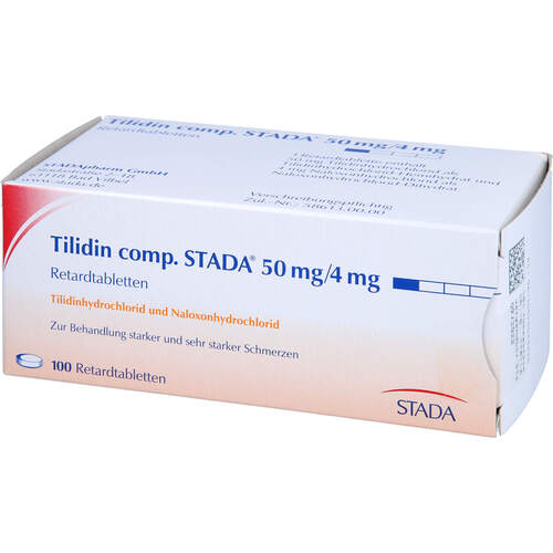 Tilidin comp. STADA 50mg/4mg Retardtabletten, 100 st, STADAPHARM GmbH