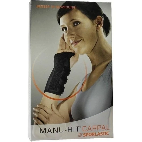 SPORLASTC MANU-HIT CARPAL links middle schwarz, 1 Stk., SPORLASTIC GmbH & Co. KG