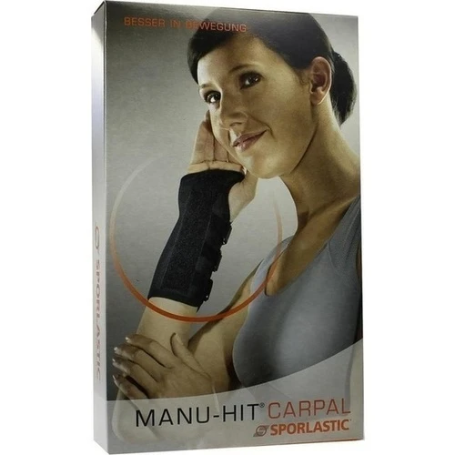 SPORLASTC MANU-HIT CARPAL links large schwarz, 1 Stk., SPORLASTIC GmbH & Co. KG