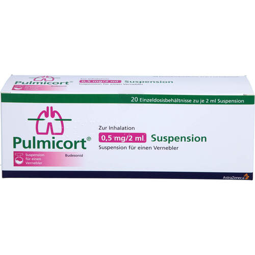 Pulmicort 0.5mg/2ml Suspension f.einen Vernebler, 20X2 ML, Orifarm GmbH