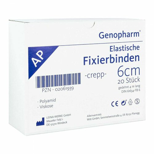 ELAST FIXIERBIN 6CM GENOPH, 20 Stk., Richard A.L.Witt GmbH