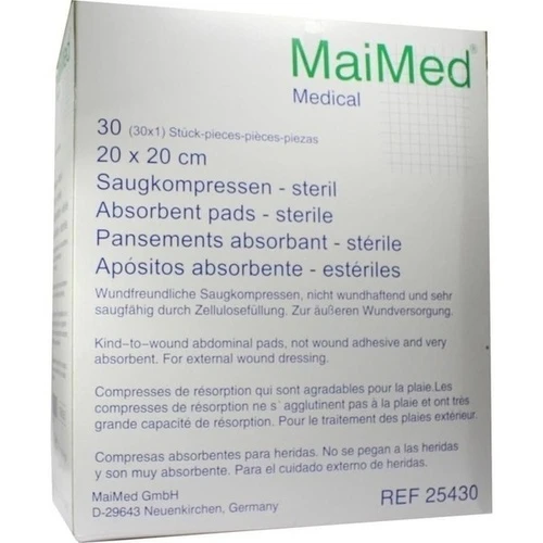 Saugkompressen 20x20 steril, 30x1 Stk., MaiMed GmbH