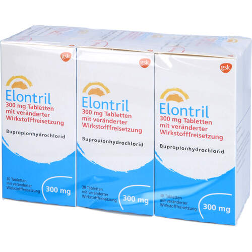 ELONTRIL 300mg Tabl.m.veränd.Wirkst.-Freisetz., 90 Stk., GlaxoSmithKline GmbH & Co. KG