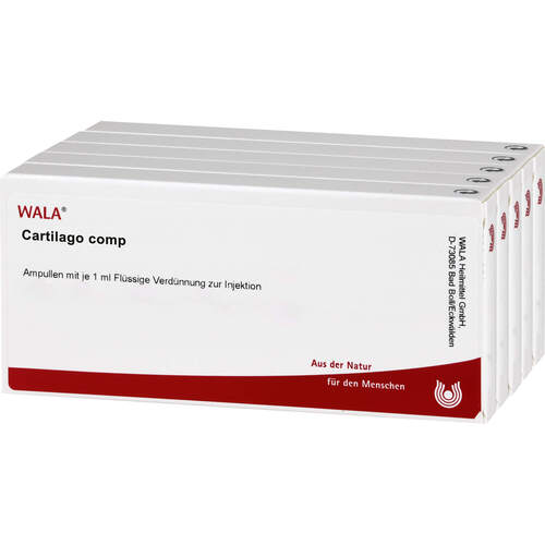 CARTILAGO comp Ampullen, 50x1 ml, WALA Heilmittel GmbH