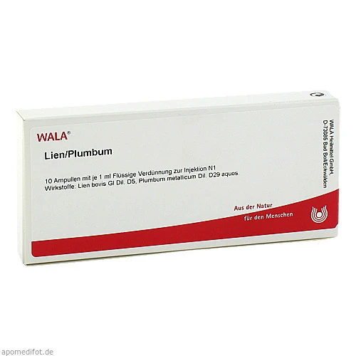 LIEN/PLUMBUM, 10x1 ml, Wala Heilmittel GmbH