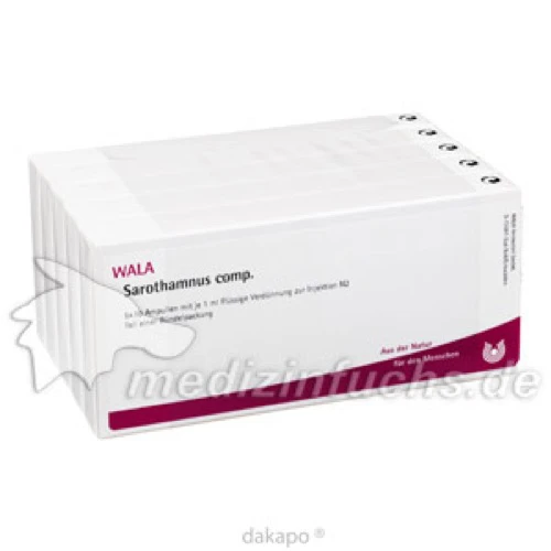 SAROTHAMNUS comp.Ampullen, 50x1 ml, WALA Heilmittel GmbH