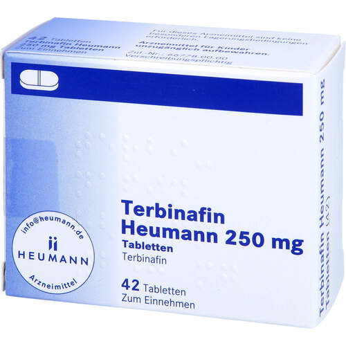 Terbinafin Heumann 250mg Tabletten, 42 Stk., Heumann Pharma GmbH & Co. Generica KG