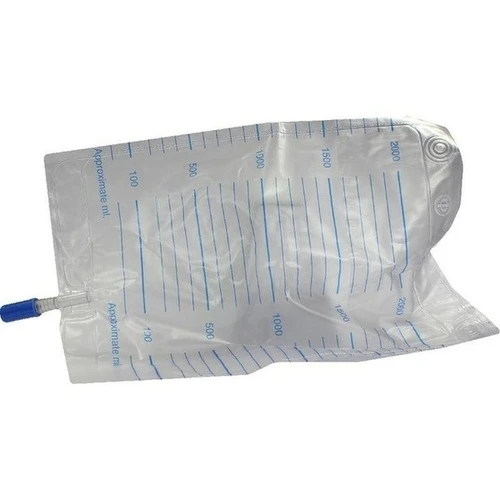 Urinbeutel 2.0l unst m.R&uuml;cklaufsp. u. Bodenablauf, 2000 ml, Ehrhardt-Medizinprodukte GmbH