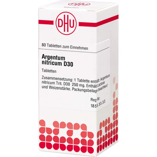 ARGENTUM NITR D30, 80 Stk., Dhu-Arzneimittel GmbH & Co. KG