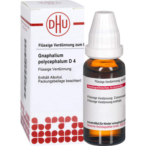 GNAPHALIUM POLYC D 4, 20 ml, Dhu-Arzneimittel GmbH & Co. KG