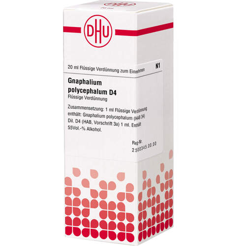 GNAPHALIUM POLYC D 4, 20 ml, Dhu-Arzneimittel GmbH & Co. KG