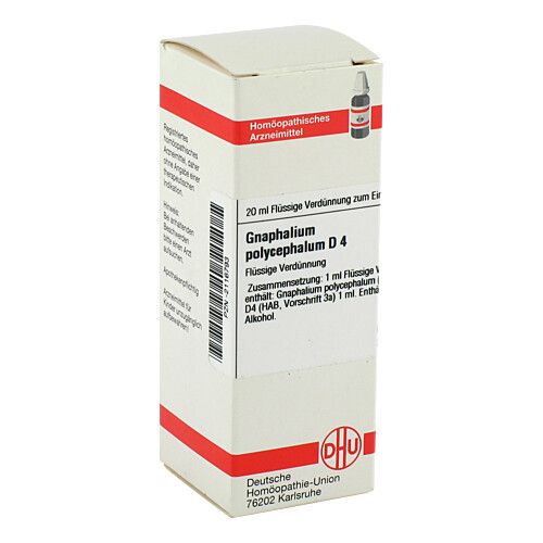 GNAPHALIUM POLYC D 4, 20 ml, Dhu-Arzneimittel GmbH & Co. KG
