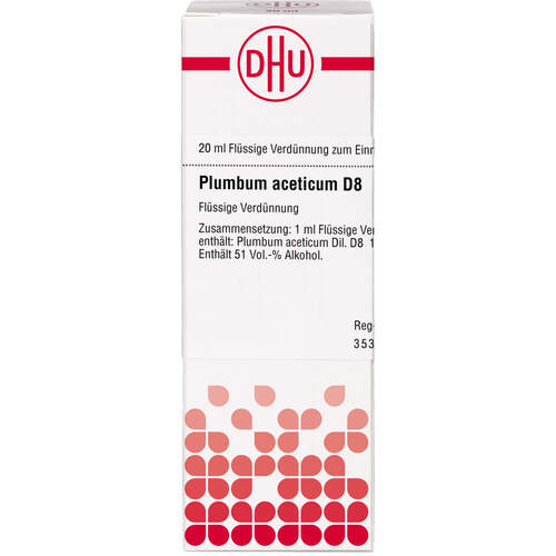 PLUMBUM ACET D 8, 20 ML, Dhu-Arzneimittel GmbH & Co. KG