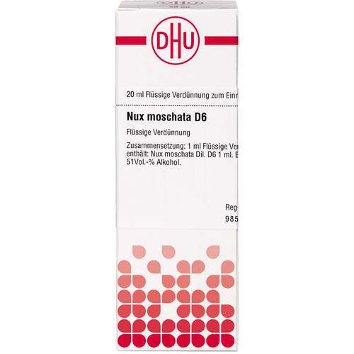NUX MOSCHATA D 6, 20 ml, Dhu-Arzneimittel GmbH & Co. KG