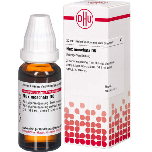 NUX MOSCHATA D 6, 20 ml, Dhu-Arzneimittel GmbH & Co. KG