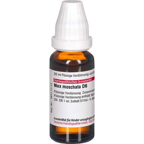 NUX MOSCHATA D 6, 20 ml, Dhu-Arzneimittel GmbH & Co. KG