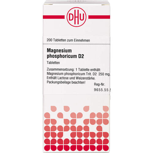 MAGNESIUM PHOSPHORICUM D 2 Tabletten, 200 Stk., DHU-Arzneimittel GmbH & Co. KG