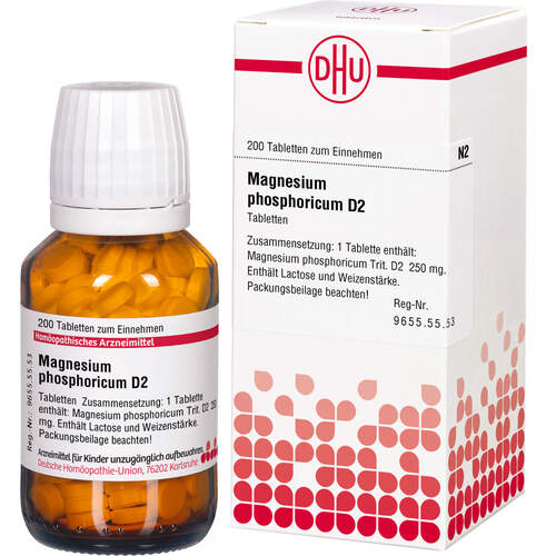 MAGNESIUM PHOSPHORICUM D 2 Tabletten, 200 Stk., DHU-Arzneimittel GmbH & Co. KG