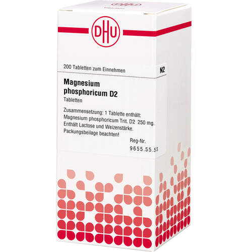 MAGNESIUM PHOSPHORICUM D 2 Tabletten, 200 Stk., DHU-Arzneimittel GmbH & Co. KG