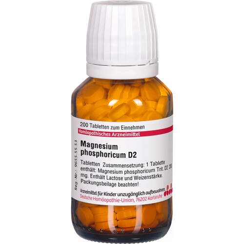 MAGNESIUM PHOSPHORICUM D 2 Tabletten, 200 Stk., DHU-Arzneimittel GmbH & Co. KG