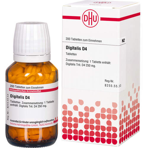 DIGITALIS D 4 Tabletten, 200 Stk., DHU-Arzneimittel GmbH & Co. KG