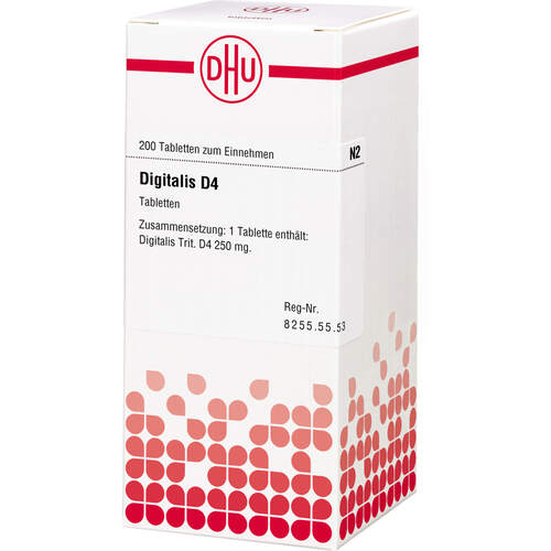 DIGITALIS D 4 Tabletten, 200 Stk., DHU-Arzneimittel GmbH & Co. KG