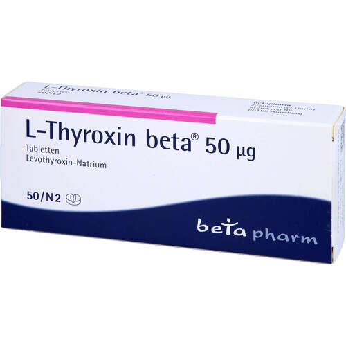 L-Thyroxin beta 50ug, 50 Stk., betapharm Arzneimittel GmbH