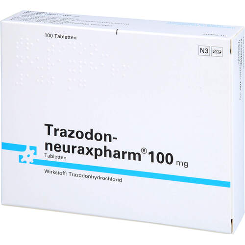 Trazodon-neuraxpharm 100mg, 100 ST, neuraxpharm Arzneimittel GmbH