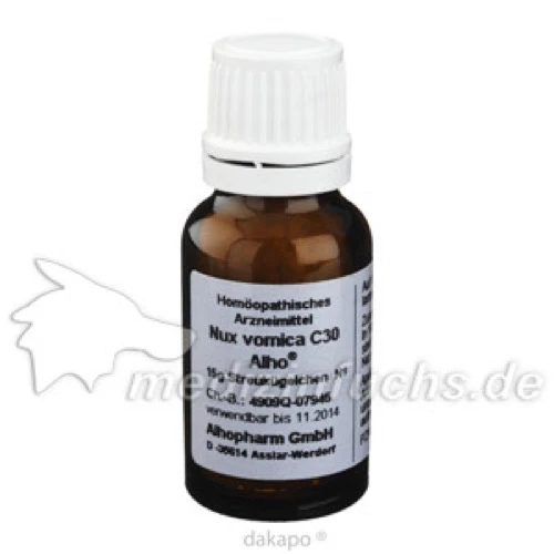 NUX VOMICA C30, 15 g, Alhopharm Arzneimittel GmbH