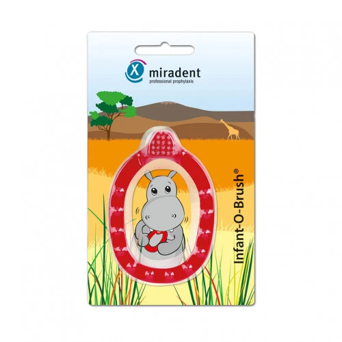 Infant-O-Brush Y Lernzahnbürste rot Kinderzahnb., 1 Stk., Hager Pharma GmbH