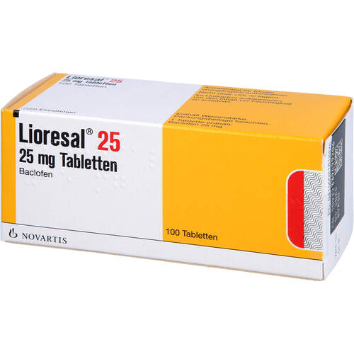 LIORESAL 25, 100 ST, Novartis Pharma GmbH