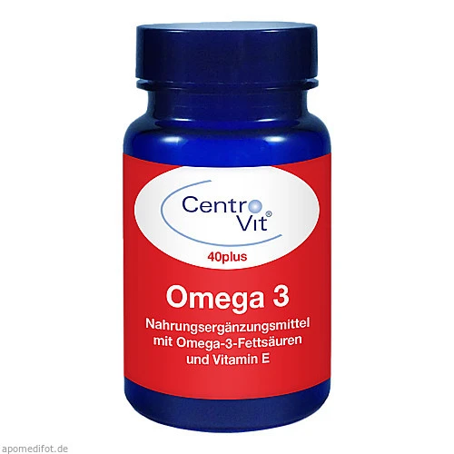 CENTROVIT 40plus Omega-3-Fettsäuren Kapseln, 360 St, Melasan Produktions & Vertriebs GmbH