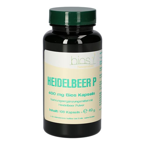 Heidelbeer P Bios Kapseln, 100 Stk., Bios Medical Services