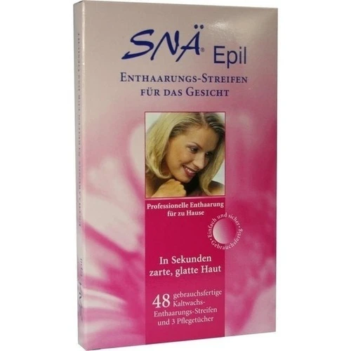 Enthaarungs-Streifen Gesicht Snae Epil, 48 Stk., Axisis GmbH