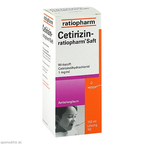 Cetirizin-ratiopharm Saft, 150 ML, ratiopharm GmbH