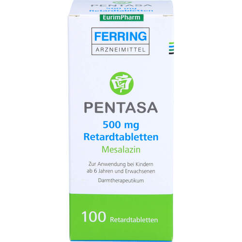PENTASA 500 mg Retardtabletten, 100 Stk., EurimPharm Arzneimittel GmbH