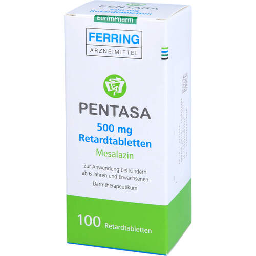 PENTASA 500 mg Retardtabletten, 100 Stk., EurimPharm Arzneimittel GmbH