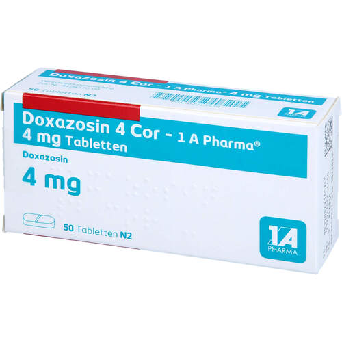 Doxazosin 4 Cor - 1 A Pharma, 50 st, 1 A Pharma GmbH