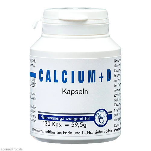 CALCIUM + D Kapseln, 120 ST, Pharma Peter GmbH