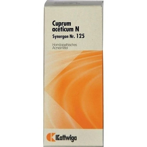 SYNERGON KOMPL CUPRUM ACETICUM N Nr.125, 50 ml, Kattwiga Arzneimittel GmbH