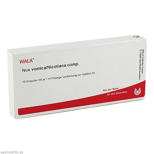NUX VOMICA/NICOTIANA COMP, 10x1 ml, Wala Heilmittel GmbH