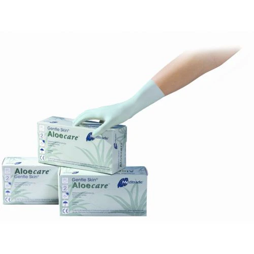 Gentle Skin Aloecare Unters Handschuhe Latex Gr.M, 100 Stk., Meditrade GmbH