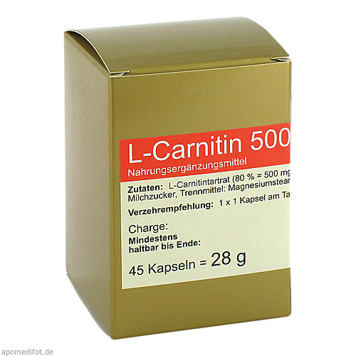 L-CARNITIN 500 Kapseln, 45 ST, Advanced Pharmaceuticals GmbH