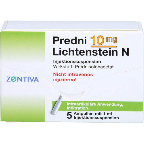 Predni 10mg Lichtenstein N Kristallsuspension, 5x1 ml, Zentiva Pharma GmbH