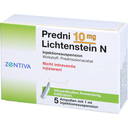 Predni 10mg Lichtenstein N Kristallsuspension, 5x1 ml, Zentiva Pharma GmbH